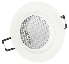 Светильник встраиваемый алюминиевый ЭРА KL109 WH под лампу MR16 GU5.3 белый матовый Б0061823 1