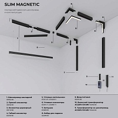 Трековый светодиодный светильник Elektrostandard Slim Magnetic 85013/01 a067380 1