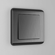 Клавиша для выключателя перекрестного Werkel графит рифленый W1119004 4690389158445 1