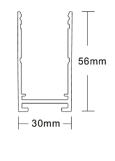 Шинопровод Crystal Lux CLT 0.115 01 L2000 BL 1
