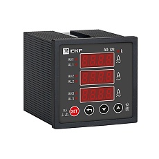 Амперметр AD-723 цифровой на панель (72х72) трехфазный EKF PROxima ad-723