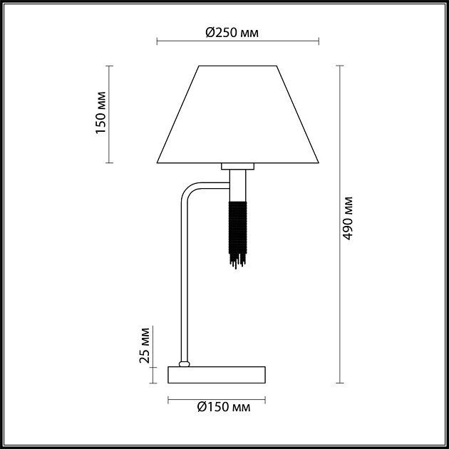 Настольная лампа Lumion Neoclassi Vanessa 4514/1T Фото № 4