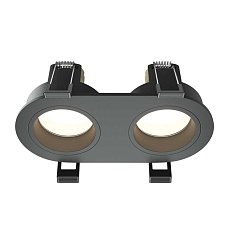 Встраиваемый светильник Maytoni Technical DL126-02-GU10-B