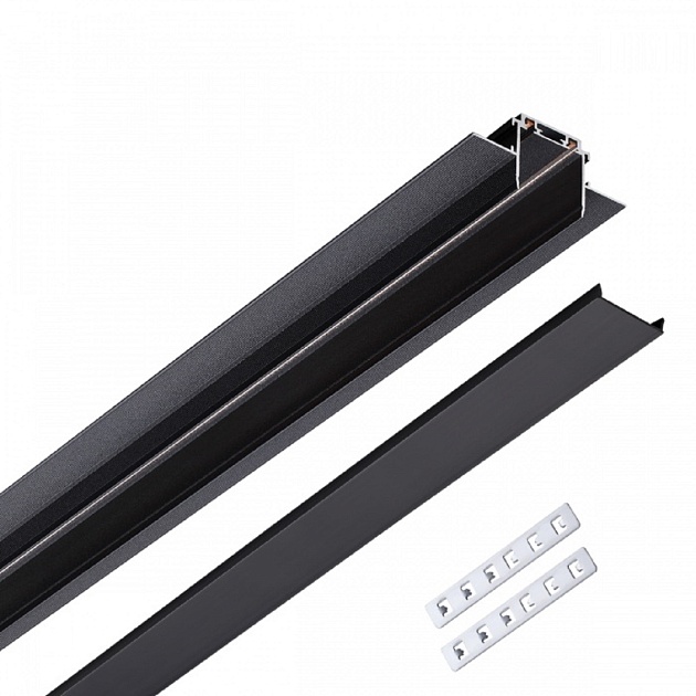 Шинопровод встраиваемый низковольтный Novotech Shino Smal 2 м 135199 Фото № 1