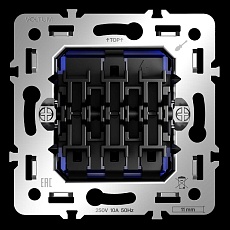Механизм выключателя трехклавишного 10А, S70 Voltum VLS0301M 2