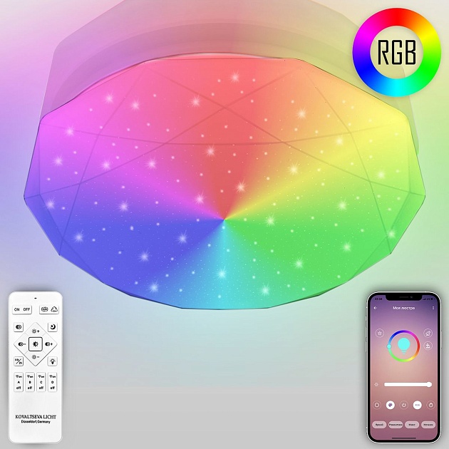 Потолочный светодиодный светильник Natali Kovaltseva Led Lamps 81100 Фото № 4