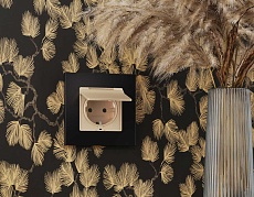 Лицевая панель розетки AMBRELLA VOLT AP6080 1