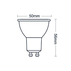 Лампа светодиодная Italline TP GU10/7W/4000K 1