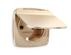 Лицевая панель розетки AMBRELLA VOLT OP6080