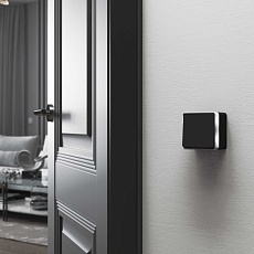 Выключатель одноклавишный Werkel Gallant черный/хром W5010035 4690389163784 2