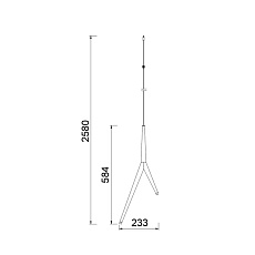 Подвесная люстра Mantra Arrecife 9369+9220 (8L) 1