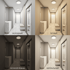 Потолочный светодиодный светильник Denkirs DK6516-WH/1 4