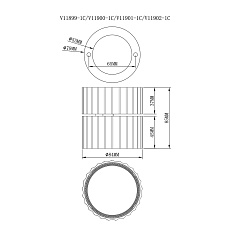 Спот Moderli Cora V11901-1C 1