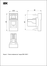 Розетка телефонная RJ11 IEK Primer кат.3 белая CKK-40D-RT1-K01 1