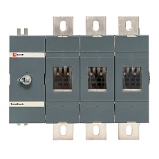 Рубильник 1600A 3P без рукоятки управления TwinBlock EKF PROxima tb-s-1600-3p