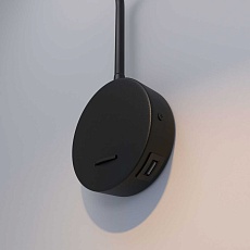 Бра Elektrostandard Stem 40120/LED 3000K черный a063704 2