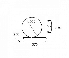 Бра Italline Bolla AP 6212/200 brass 3
