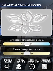 Потолочная светодиодная люстра Natali Kovaltseva LED LAMPS 81424 2