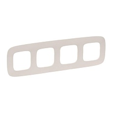 Рамка 4-постовая Legrand Valena Allure слоновая кость 754314