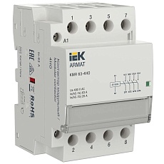 ARMAT Контактор модульный KMR 63А 24В AC/DC 4НО IEK AR-KMR20-063-40-024