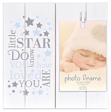 Фоторамка Innova PI09982 Ф/рамка 10*15 Baby BOY, белая, МДФ (6/24/576) Б0037314