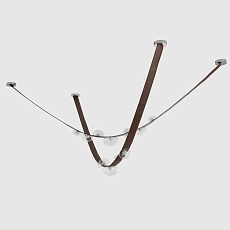 Подвесной светильник Crystal Lux BOSQUE SP7 L3000 BROWN/TRANSPARENT 2