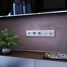 Розетка HDMI Werkel серебряный WL06-60-11 4690389110993 2