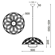 Подвесной светильник Vele Luce Manhattan VL6281P01 3