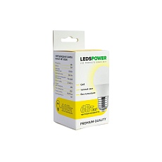 Светодиодная лампа LEDS POWER G45 E27 6Вт 3000К 006758 2