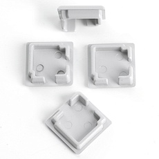 Заглушка без отверстия для профиля CAB281, LD377 (комплект 4шт) 2