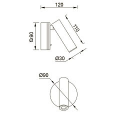 Светодиодный спот Mantra Prea 8834 1