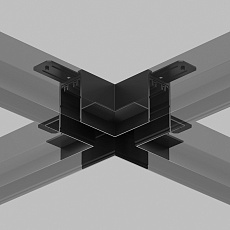 Коннектор X-образный Denkirs Smart Hide TR2114-BK 3