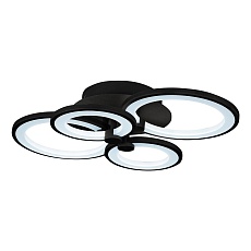 Потолочная светодиодная люстра iLedex Ring A001/4 MBK 4