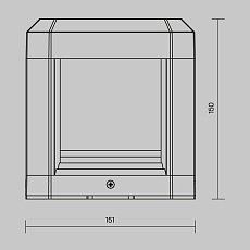 Ландшафтный светодиодный светильник Maytoni Royal Mile O019FL-L13GR3K 2