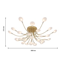 Потолочная люстра F-Promo Skein 4197-28C 2