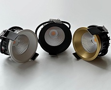 Встраиваемый светодиодный светильник Italline IT08-8035 gold 3000K 4