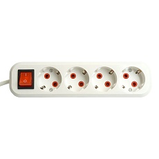 Удлинитель Stekker Home 4гн 7м с/з HM07-41-07 49361 4