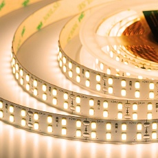 Лента светодиодная ELFLED PRO140, 240/м (2835), 24В, 22Вт/м, 5м, 2ряда, белый теплый 2800-3300К ELFLED-24240-PRO140/2-ww