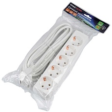 Удлинитель Uniel Ultra 5гн х 5м с/з S-GCU5-5 White UL-00010009 1
