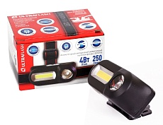 Налобный светодиодный фонарь Ultraflash Headlite аккумуляторный 85х60 250 лм LED53763 14504 2
