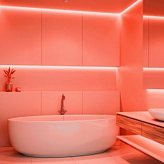 Светодиодный неон Apeyron 10W/m 120LED/m 2835SMD красный 5M 17-304 5