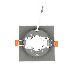 Встраиваемый светильник General Асцендио квадратный графит GCL-GX53-H38 662726 1