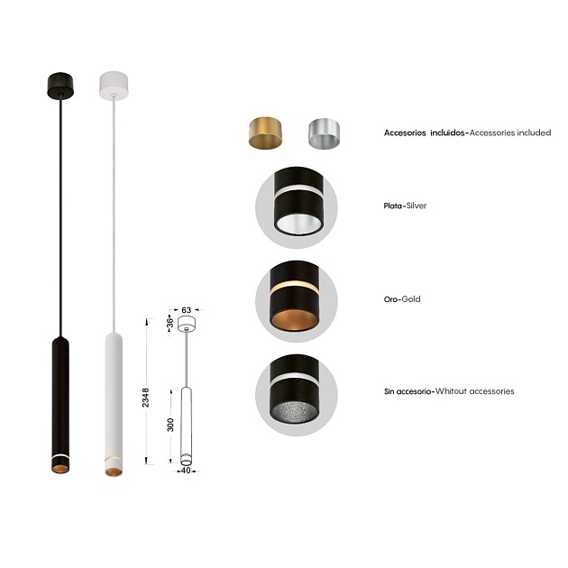 Подвесной светильник Mantra Split 8878 Фото № 6