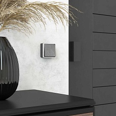 Выключатель одноклавишный Werkel Gallant графит рифленый W5010004 4690389163739 2