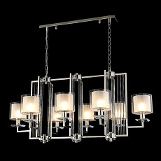 Подвесная люстра Crystal Lux Nicolas SP8 L1000 Gold/White 4