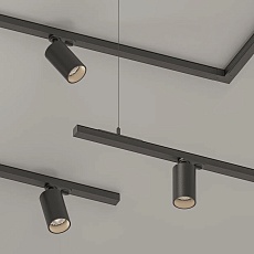 POWERLINE Трековый светильник SPOT LED 220В 10Вт 4000К CRI90 36° TRIAC угольно-черный 1