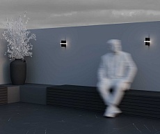 Уличный настенный светильник Maytoni Outdoor O484WL-L6GF3K 2