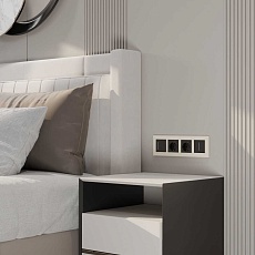 Рамка на 4 поста Werkel Slab айвори матовый W0042962 4690389193521 1