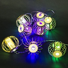 Cветодиодная гирлянда Sneha Фонарик 230V разноцветная статичный A-452