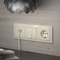 Розетка с заземлением Werkel слоновая кость W1171003 4690389155741 3